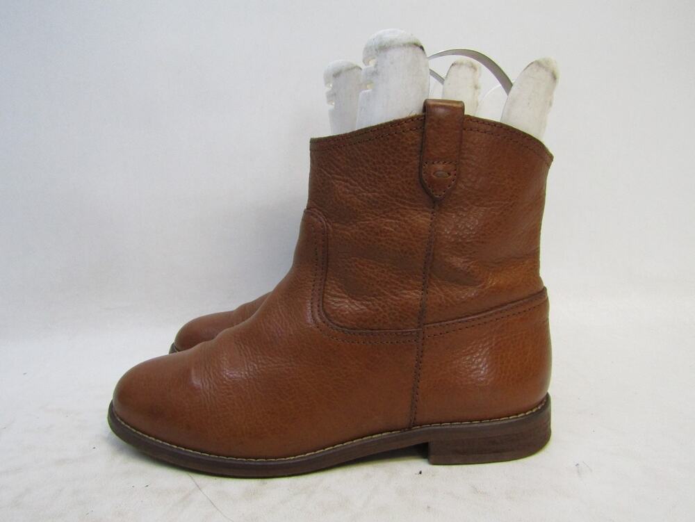 MADEWELL Womens Size 7.5 Brown Leather Ankle Fashion Boots Bootie